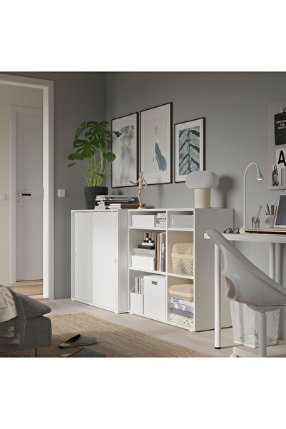 IKEA dolap, beyaz, 190x47x90 cm