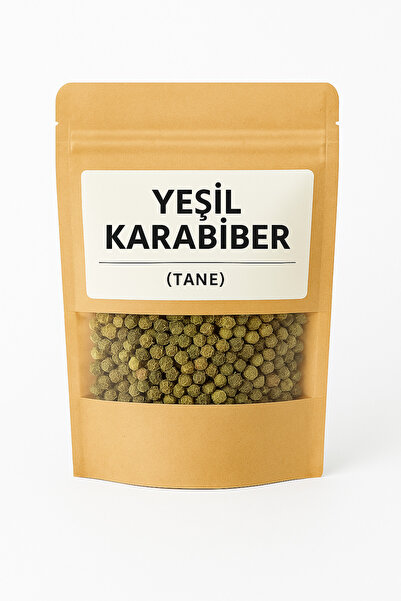 SELNUS Tane Yeşil Biber 50 Gr (Piper nigrum) - Taze Kurutulmuş - Işınlanmamış...