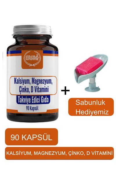 Ersağ Calcium Magnesium Zinc Vitamin D - Our Soap Dish Gift 2024-02