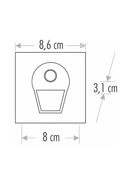 Cata Sensörlü Koridor Aydınlatması Beyaz Gövde Fotoselli Gunışığı Işık CT-5170-G