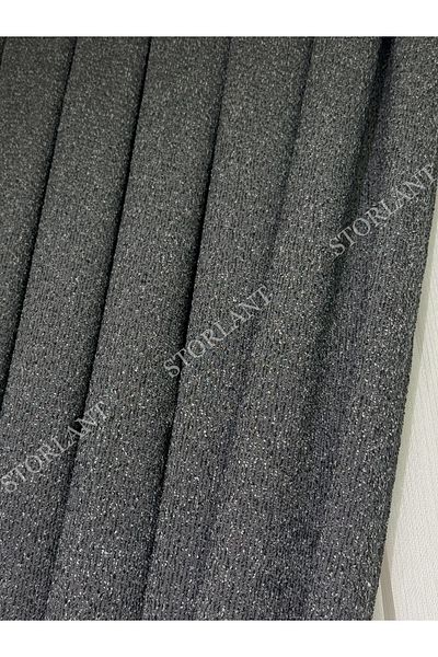 Storlant Puffy Gravel Dark Gray Patterned Linen Background Curtain L Product Frequently Pleated L Accessory Gifted L Single Wing