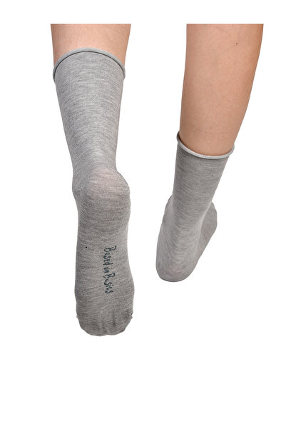 based on basics Seamless Bamboo Socks Gray