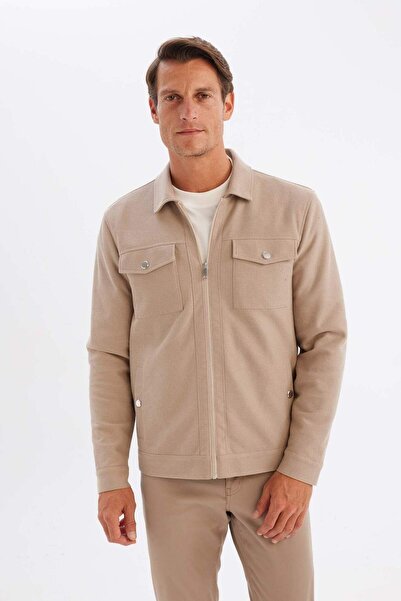 DeFacto Slim Fit Polo Yaka Mont