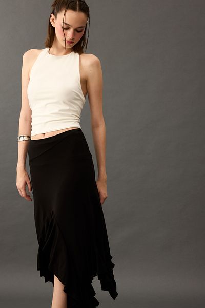 DeFacto Halter Neckline Backless Buckle Detail Blouse G0508Ax25Sm