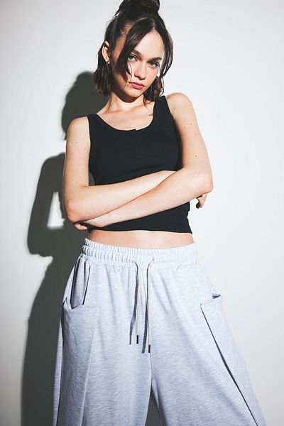 DeFacto Cool Fitted Rib Tank Top F7823Ax25Au