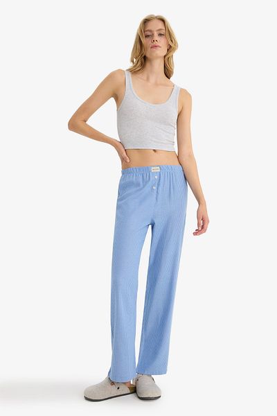 DeFacto V-Neck Rib Tank Top-Fall in Love G0071Ax25Hs