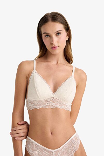 DeFacto Pedli Dantelli Kaplı Bralet-Fall in Love D7843AX24AU
