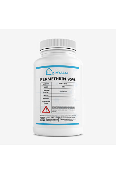 KİMYASAL EVİ PERMETRİN-PERMETHRINE 95% 500 gr