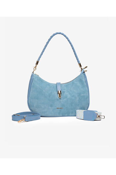 Greyder Kadın Mavi Omuz Çantası 5Y2CN69722