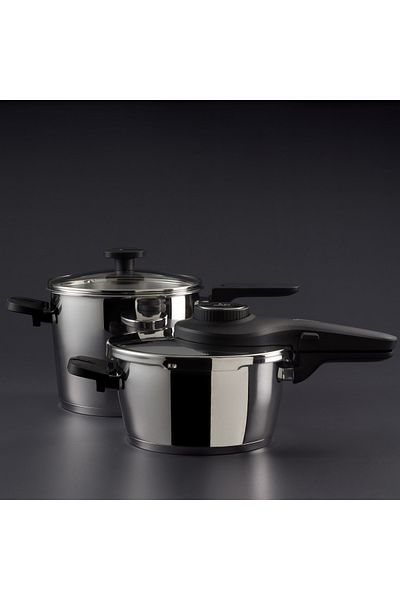 Jumbo Prime Master 4+6 Liter Pressure Cooker Set
