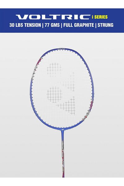 YONEX YONEX Voltric Lite 35I Strung Graphite Badminton Racquet | Grip Size: 4 3/4 inches (Blue)