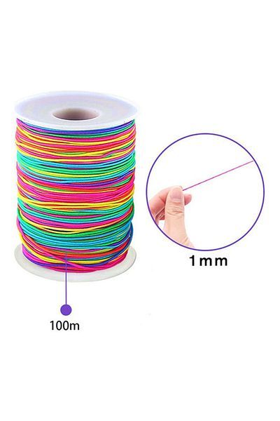 Generic Elastic Bracelet Rope Crystal Beading Jewelry Cord