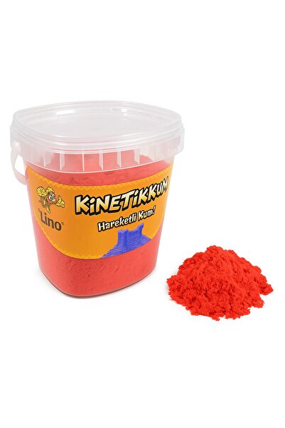 Lino Kinetic Sand Bucket 500Gr Red / Ln-500Kr