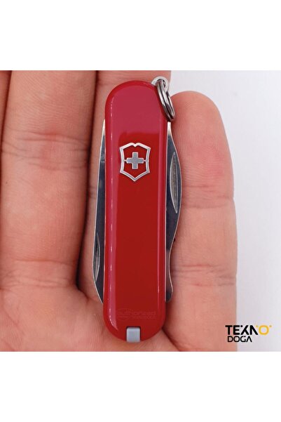 Victorinox Rally 0.6163 Kırmızı İsviçre Çakısı 58mm 9F