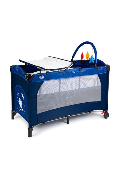 Juju Patut pliant 2 niveluri Sleepy Baby, Space Adventure