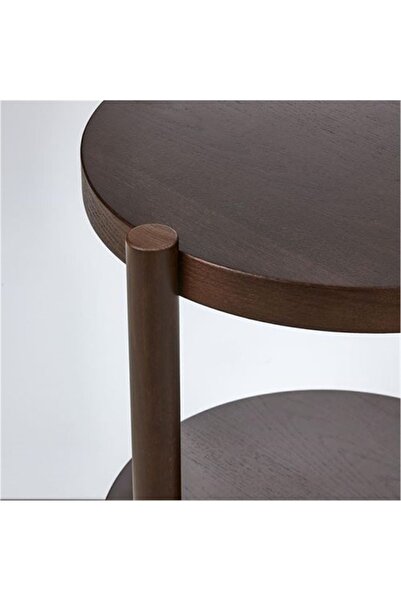 IKEA Lısterby Koyu Kahverengi Yan Sehpa 50 cm