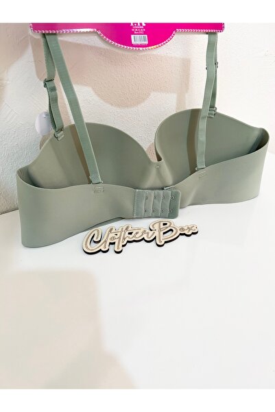 Clothes Box Σουτιέν στράπλες με επένδυση κοπής με λέιζερ και αφαιρούμενο λουράκι