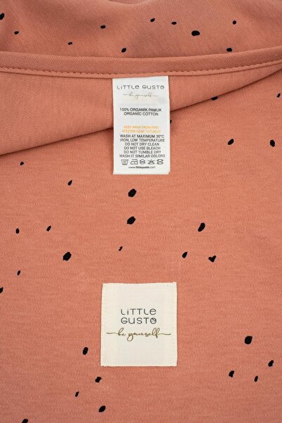 Little Gusto Pink Organic Cotton Double Layer Baby Blanket - 80x100cm