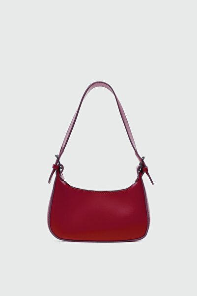 Shule Bags Muse Oval Baget Çanta Pembe