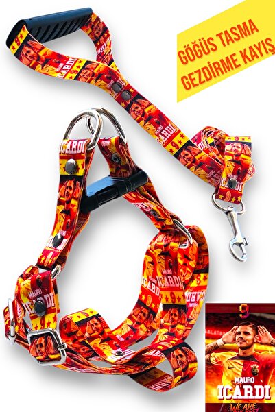 Angelapets Köpek Tasması ( Göğüs Tasması ) Gezdirme Kayışı Set Baskılı Seramik Bardak Hediyeli