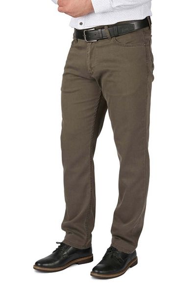Centini Men's slim trousers, regular fit, tan brown