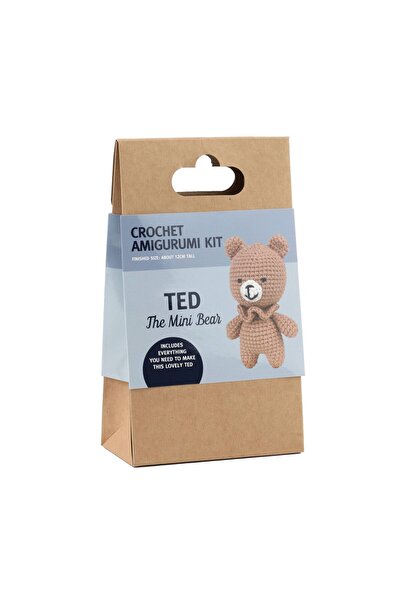 Hello Tığ Işi Mini Amigurumi Ayıcık Yapım Kiti Amigurumi Başlangıç Seti (TED ...