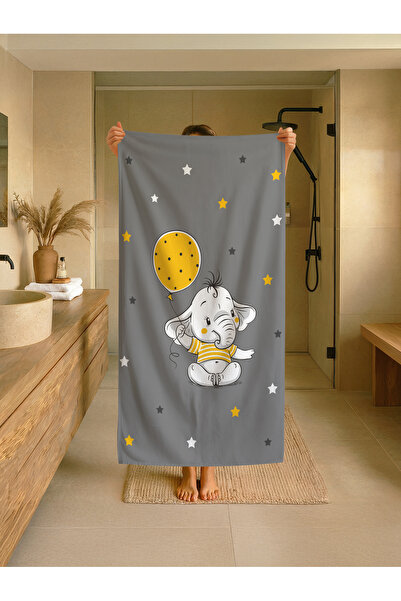 Talia Home Παιδική πετσέτα παραλίας - θάλασσας - πισίνας με σχέδια με μπαλόνι...