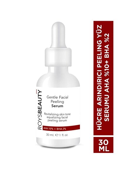 ROYS beauty Hücre Arındırıcı Peeling Yüz Serumu Aha %10+ Bha %2