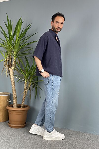 Alışveriş Sokağı Вишита асиметрична сорочка з короткими рукавами