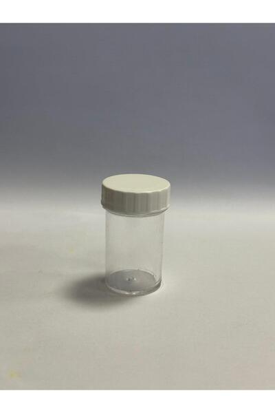 ÇEVRİM PLASTİK 30 ml 50 Adet Plastik Şeffaf Kapaklı Kap, Krem Kutusu, Takı Ku...