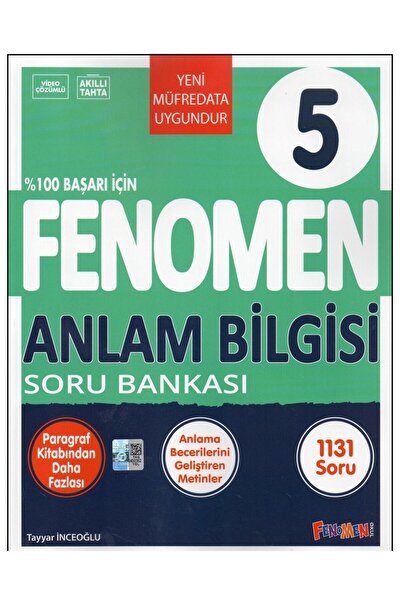 Fenomen Yayıncılık Fenomen Okul 2025 5. Sınıf Anlam Bilgisi Soru Bankası Günc...