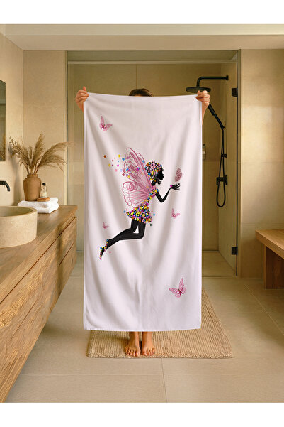 Talia Home Παιδική πετσέτα παραλίας - θάλασσας - πισίνας με σχέδιο πεταλούδας...