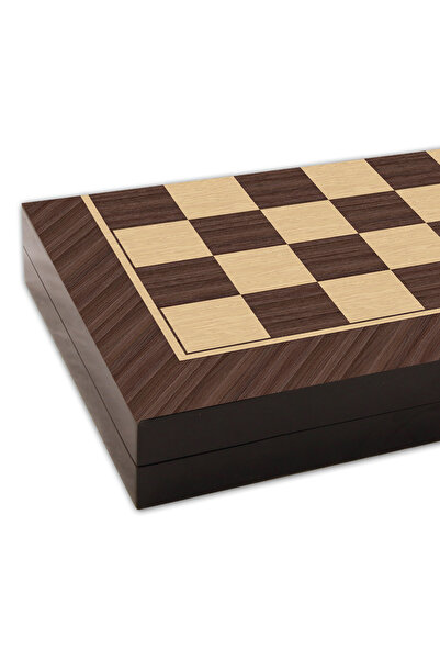Star Oyun Aletleri Cafe Backgammon Walnut Large Size Polished