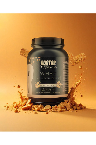 DR SUPPLEMENT Whey 900 Gr 25 Servings Lotus Flavored Protein Powder