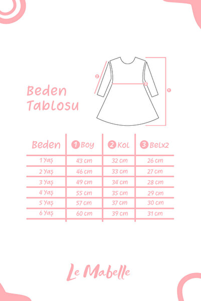 Le Mabelle Lila Uzun Kollu Papatyalı Tül Detaylı Kız Çocuk Elbise - Hera