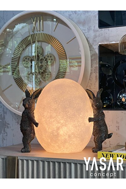 YASAR CONCEPT Rabbits Rabbit Table Lamp Lampshade 35X29 cm