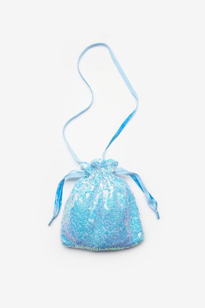 Le Mabelle Blue Sequined Girl's Bag