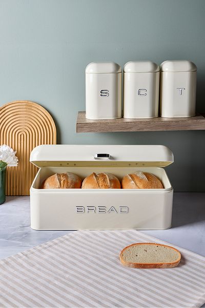 Perotti Plus Bread Box and 3-Piece Storage Container