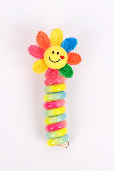 Le Mabelle Multicolored Daisy Figured Girl's Pasta Buckle