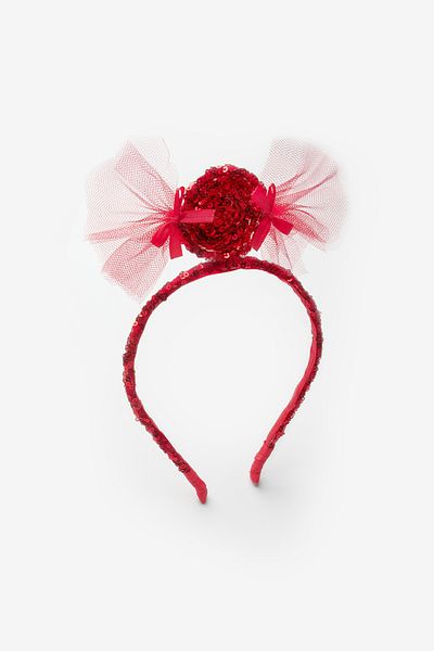 Le Mabelle Red Sequined Candy Figured Girl's Crown