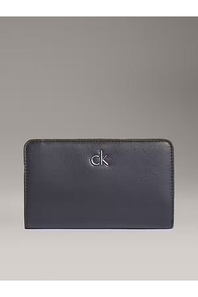 Calvin Klein Ck Re-Lock Medium Bifold Black Women's Wallet