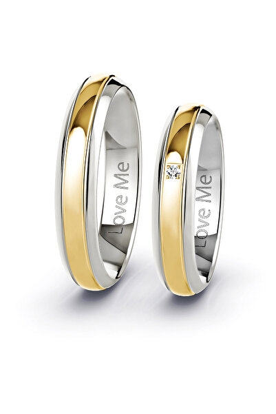 Love Me Yeni Model 1 Adet Mücevher Kalitesinde 4.5mm Parlak Altın Renk Kararm...
