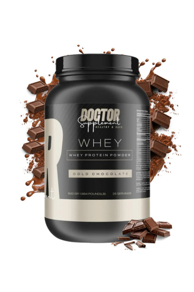 DR SUPPLEMENT Whey 900 gr 25 Servis Çikolata Aromalı Protein Tozu