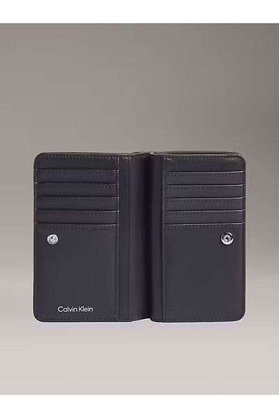 Calvin Klein Ck Re-Lock Medium Bifold Black Women's Wallet