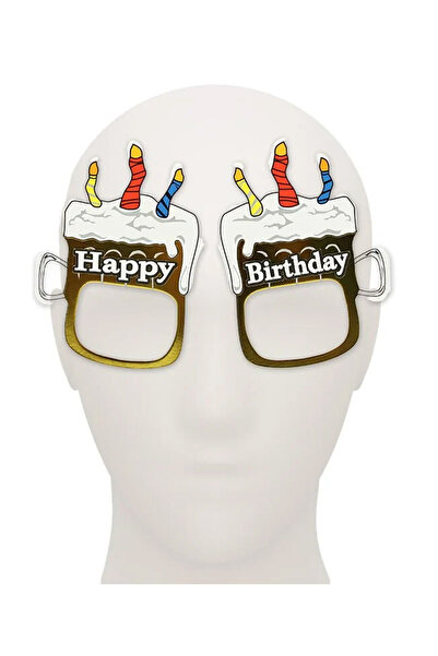 Le Mabelle Gold Cake Themed 6-Piece Party Glasses