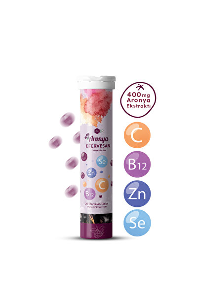 Mor Aronya Efervesan 20 Tablet