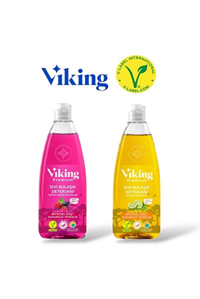 Viking Premium Bulaşık Deterjanı Orman Meyveleri&nergis-bergamot 750 Ml 2 Adet