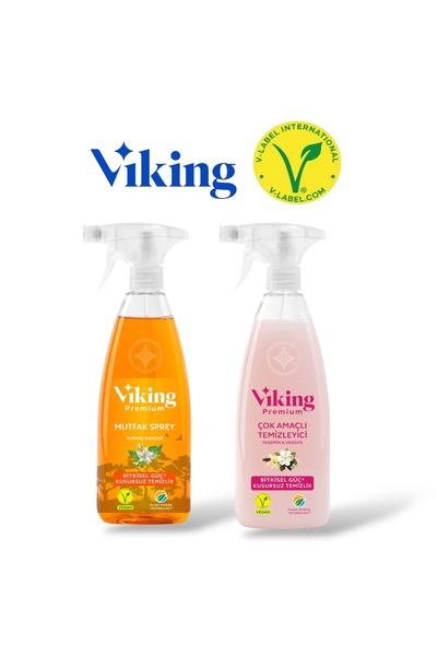 Viking Çok Amaçlı + Mutfak Temizleyici 750 Ml 2 Li