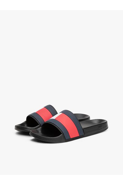 Tommy Hilfiger Fm0fm04263bds Siyah Erkek Terlik