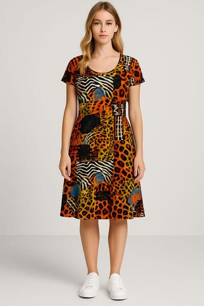 COTENCONCEPT Φόρεμα από χτενισμένο βαμβακερό ύφασμα με άνετη εφαρμογή